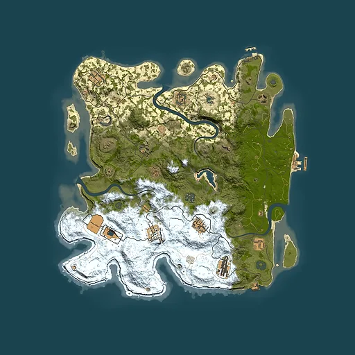Rust map seed 580734153, 4000x4000m top-down preview