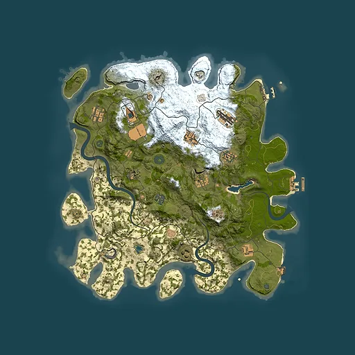 Rust map seed 1771100660, 4000x4000m top-down preview