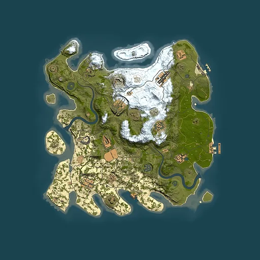 Rust map seed 1155153760, 3750x3750m top-down preview
