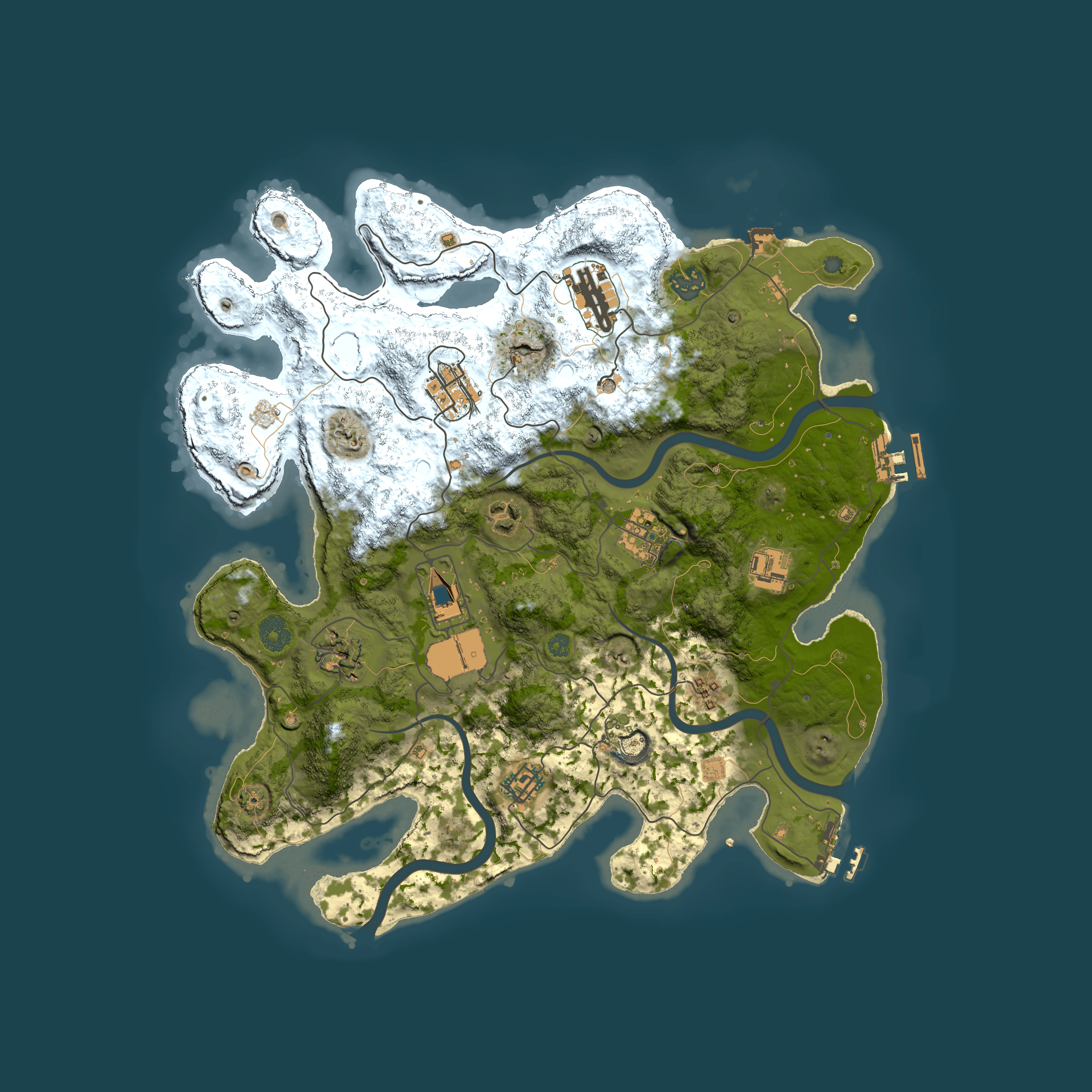 Full top-down render of Rust map seed 6789132, 3750x3750m