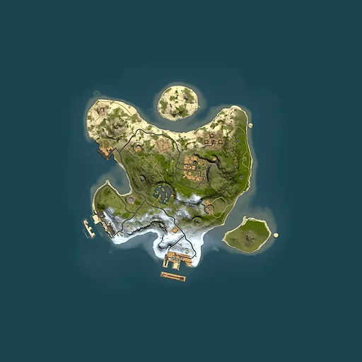 Rust map seed 131154194, 2000x2000m top-down preview
