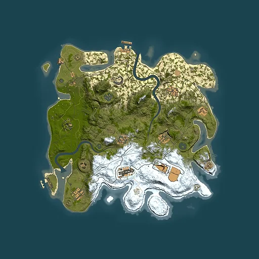 Rust map seed 1337, 3800x3800m top-down preview