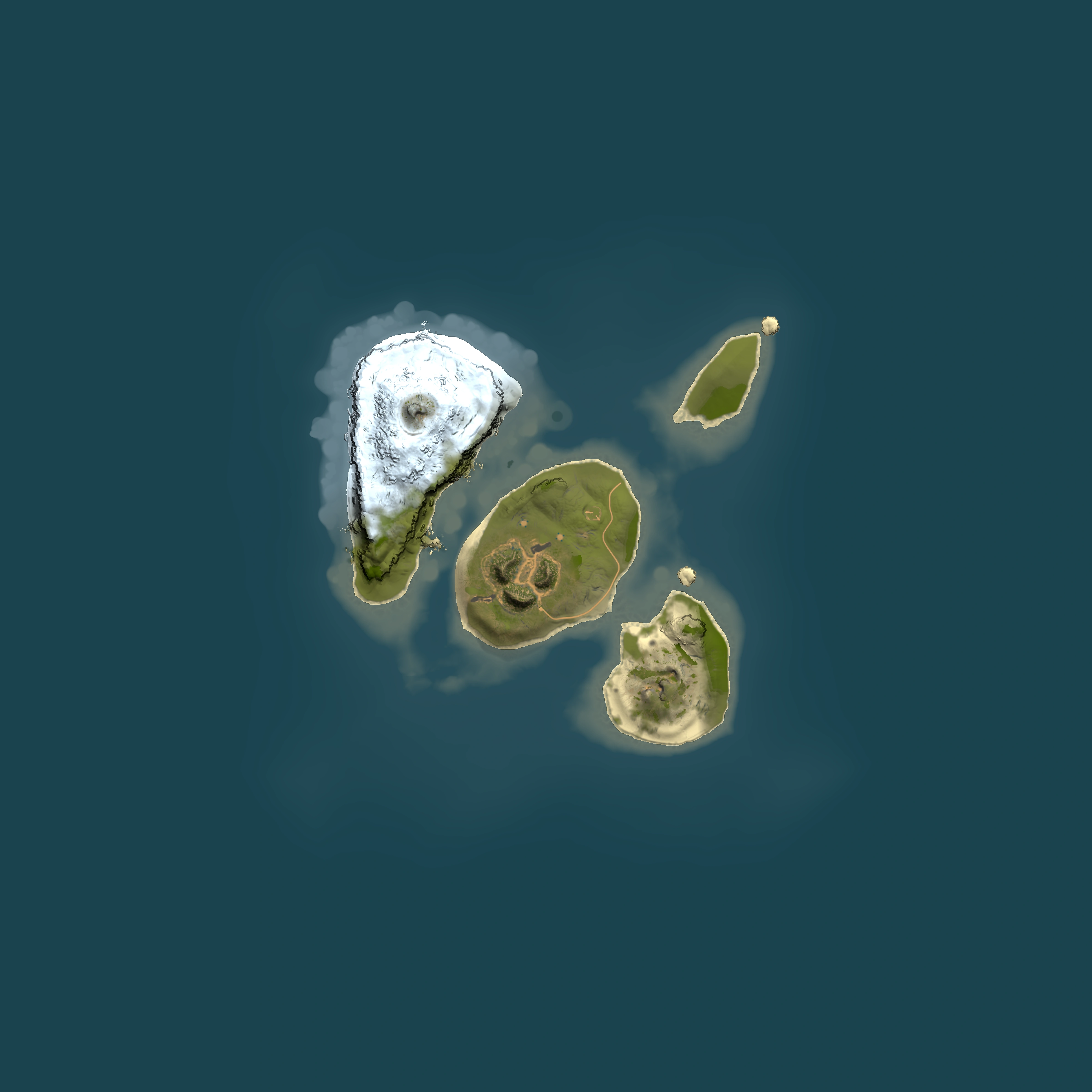 Full top-down render of Rust map seed 8126616, 1500x1500m