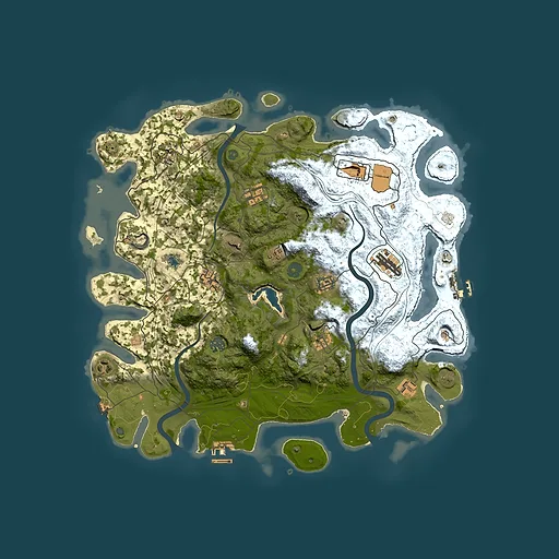Rust map seed 57425806, 4250x4250m top-down preview
