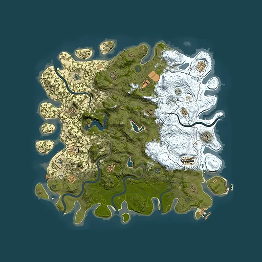 Rust map seed 13241014, 4800x4800m top-down preview