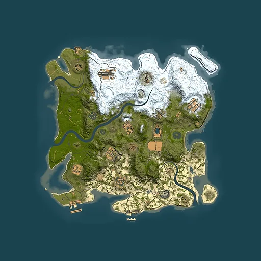 Rust map seed 1578797073, 3650x3650m top-down preview