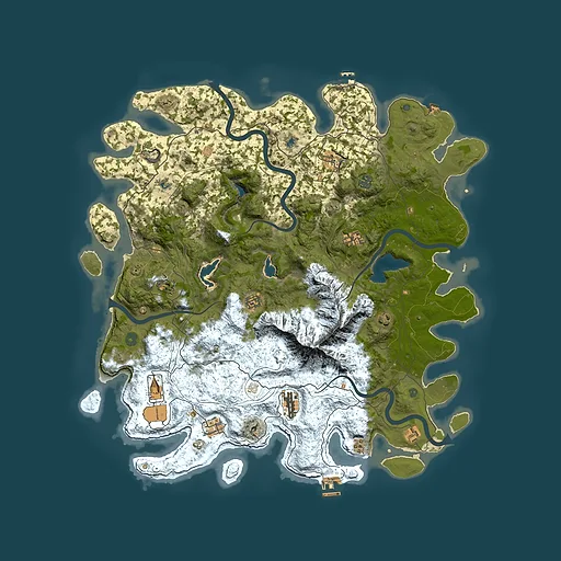 Rust map seed 1693800600, 5000x5000m top-down preview