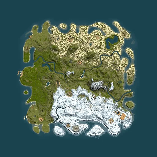 Rust map seed 1269942955, 5300x5300m top-down preview
