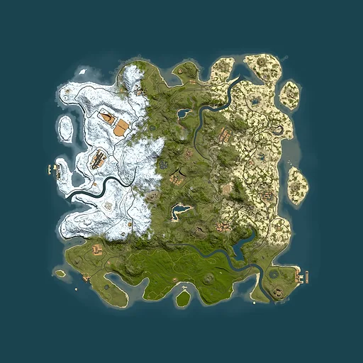 Rust map seed 1716303968, 4600x4600m top-down preview