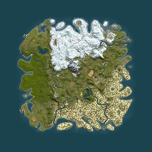 Rust map seed 474189452, 5800x5800m top-down preview