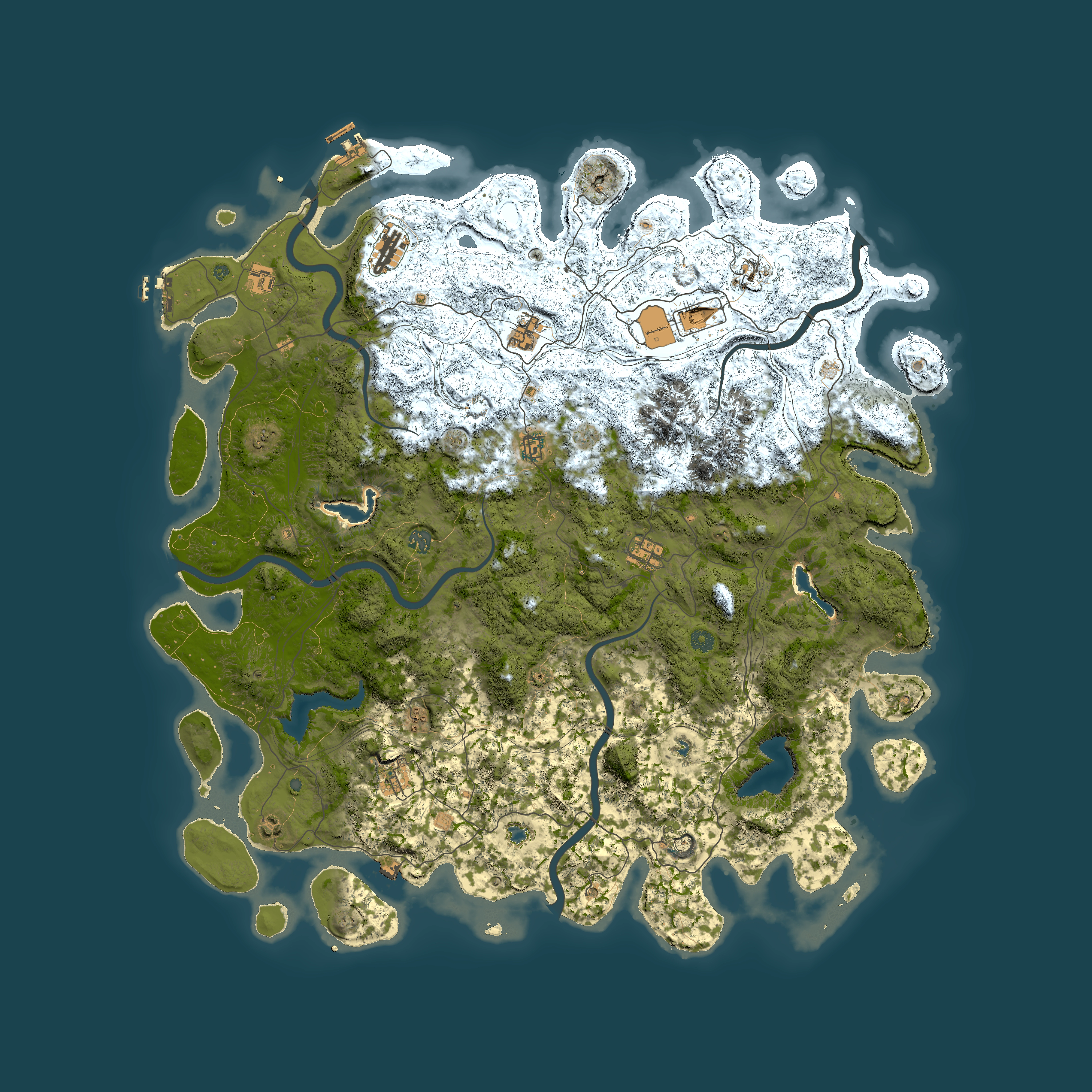 Full top-down render of Rust map seed 1371879525, 5500x5500m