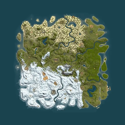 Rust map seed 1524970625, 5650x5650m top-down preview