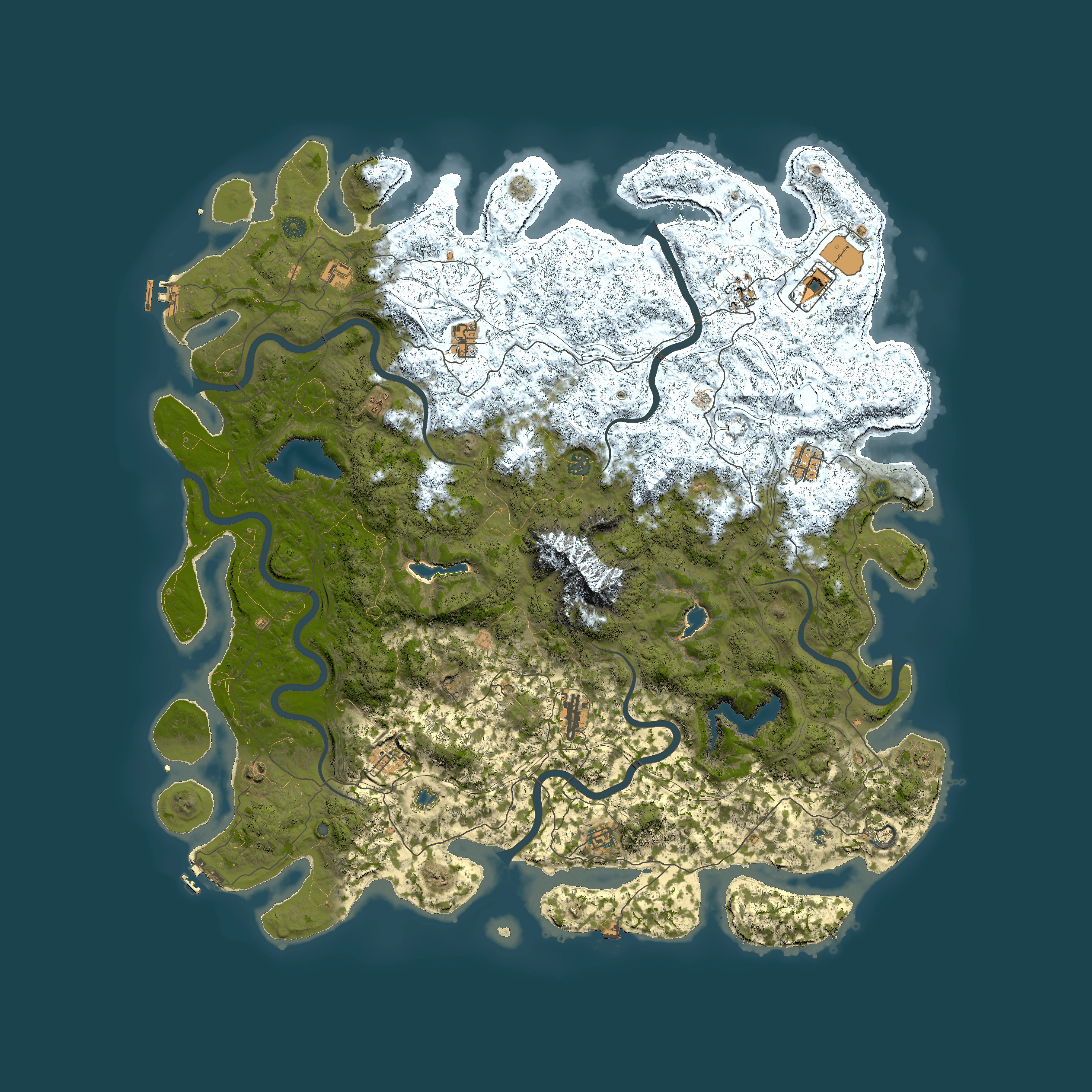 Full top-down render of Rust map seed 979644446, 5700x5700m