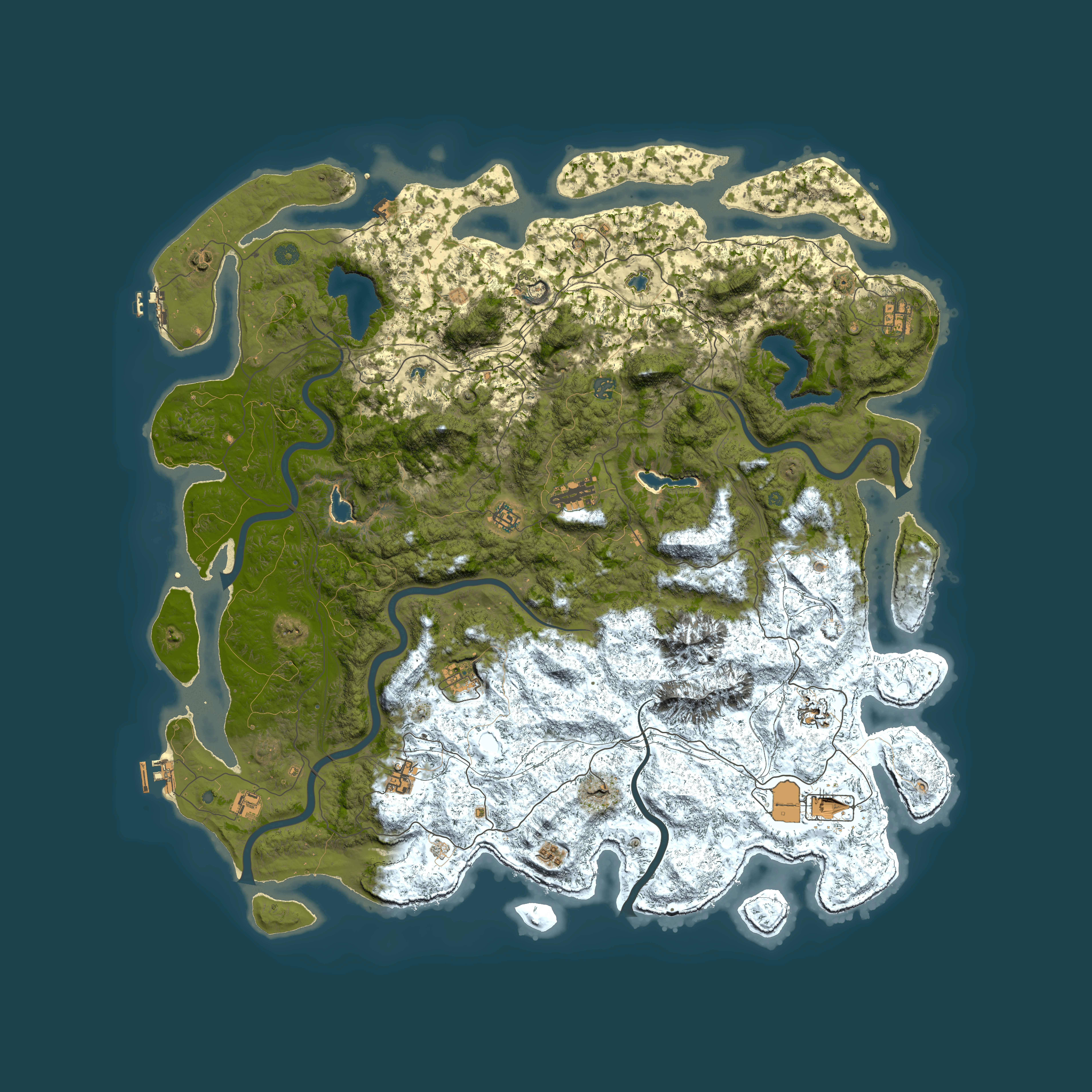 Full top-down render of Rust map seed 1560769299, 5650x5650m