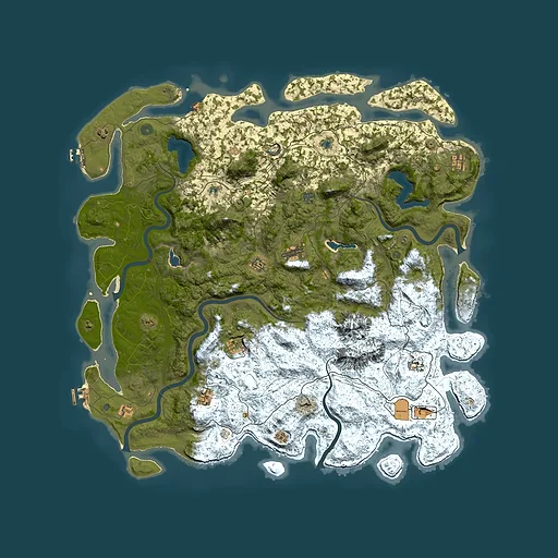 Rust map seed 1560769299, 5650x5650m top-down preview