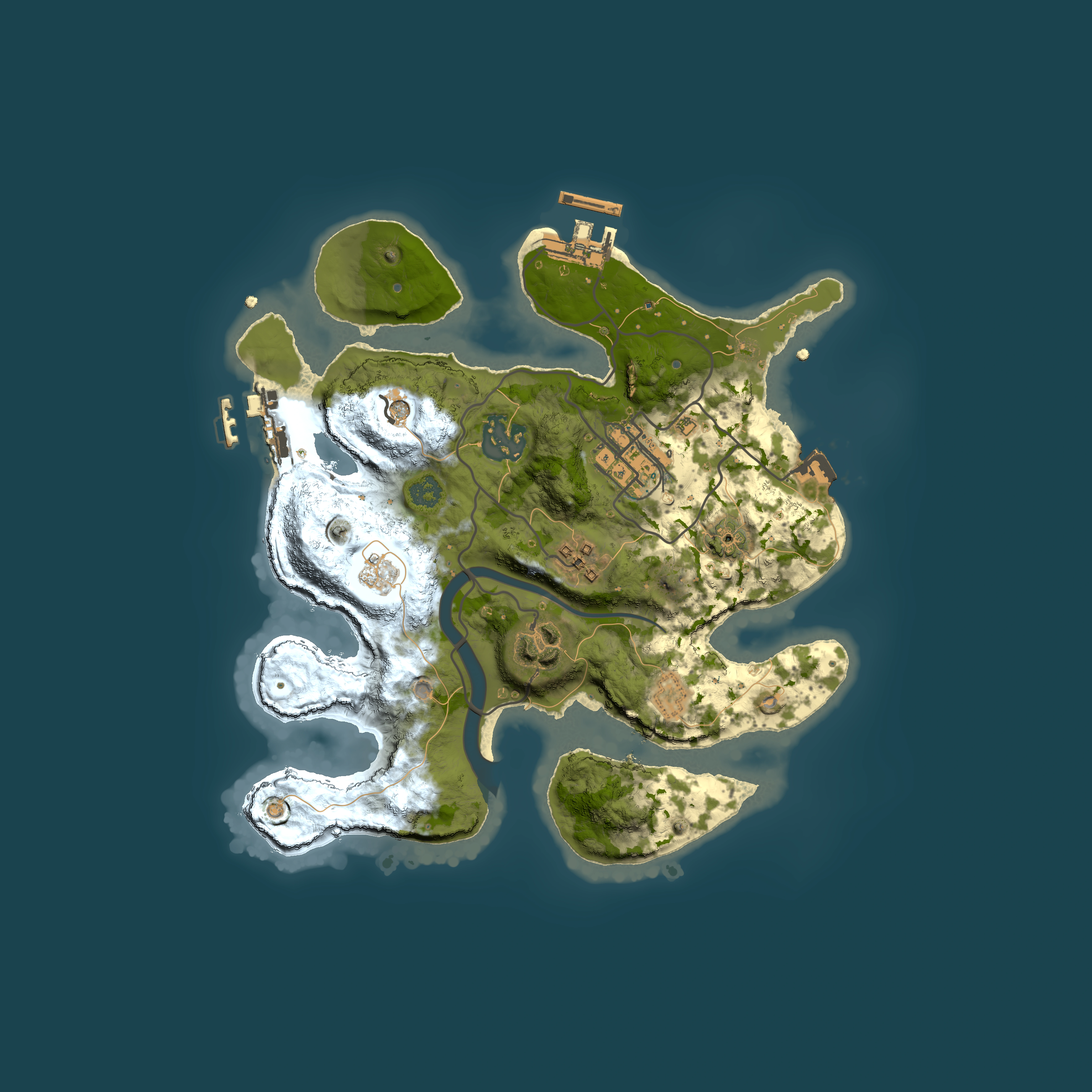Full top-down render of Rust map seed 1762856636, 2500x2500m
