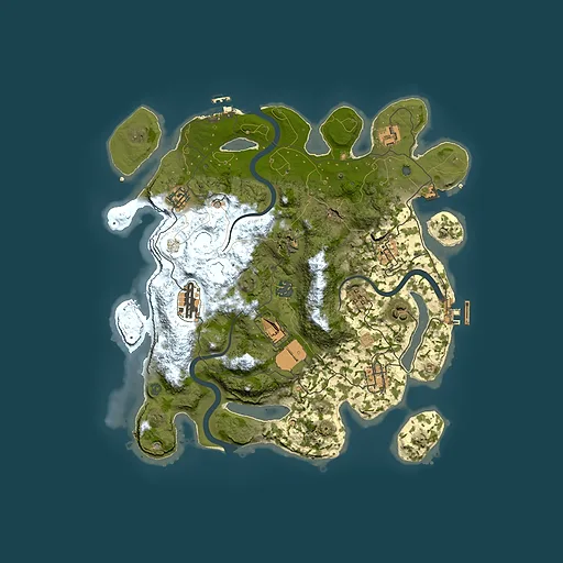 Rust map seed 1001161177, 3600x3600m top-down preview