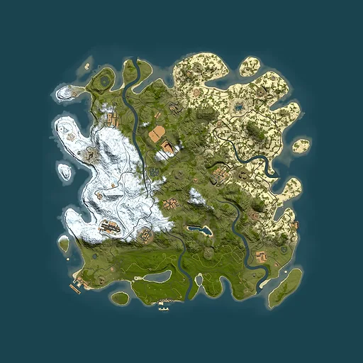 Rust map seed 703313172, 4350x4350m top-down preview
