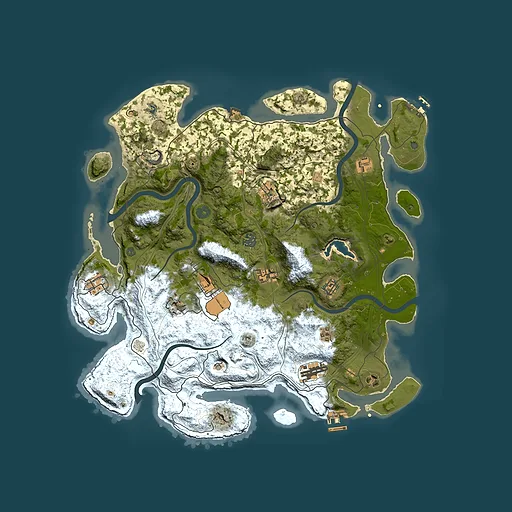 Rust map seed 981539226, 4300x4300m top-down preview