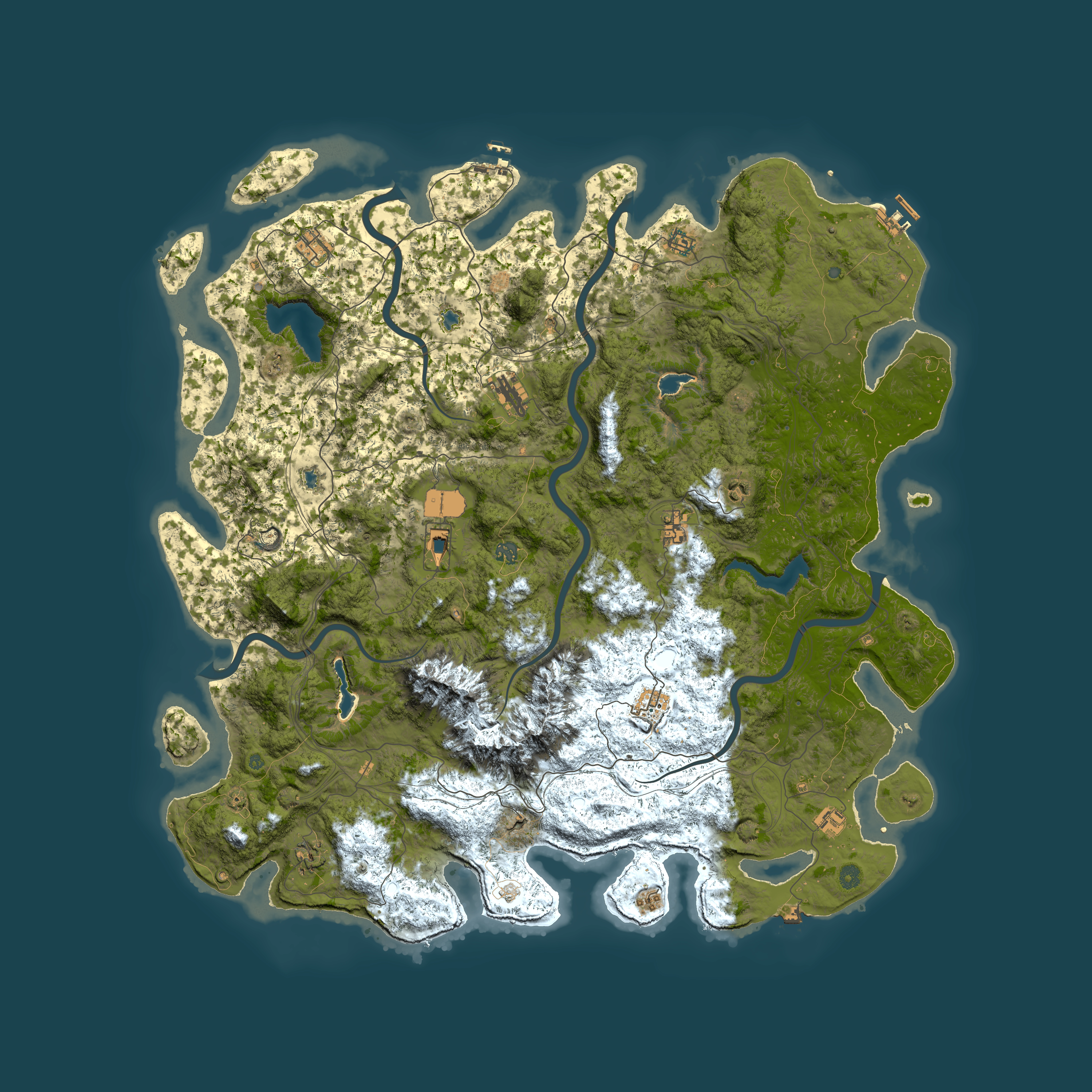 Full top-down render of Rust map seed 294213635, 5650x5650m