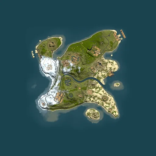 Rust map seed 2030252239, 2500x2500m top-down preview