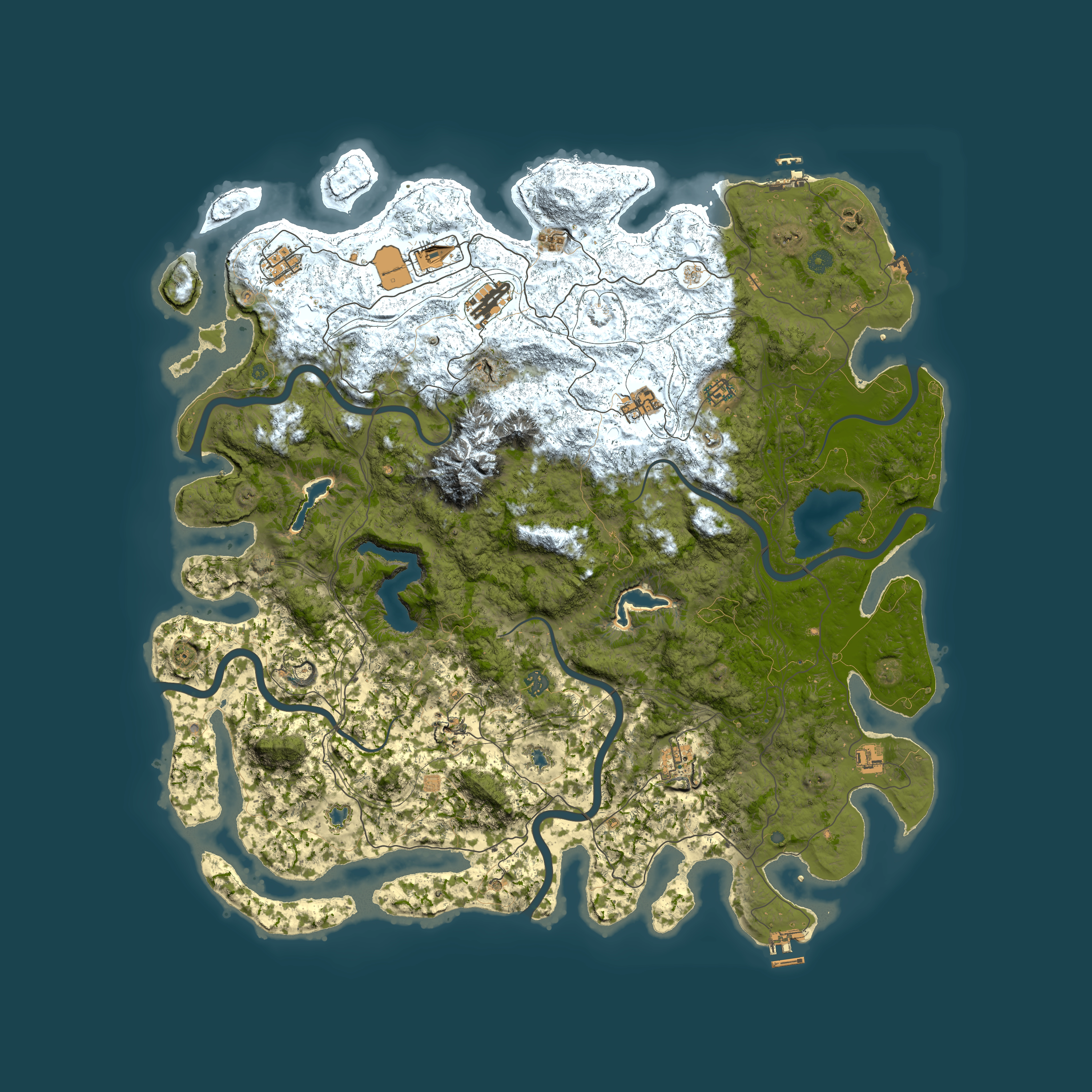 Full top-down render of Rust map seed 373744768, 5350x5350m