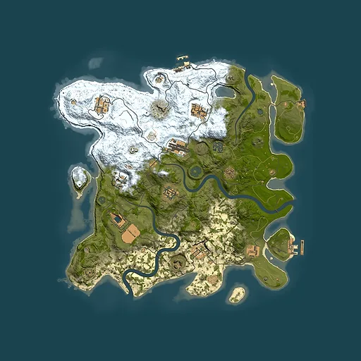 Rust map seed 2113732786, 3800x3800m top-down preview