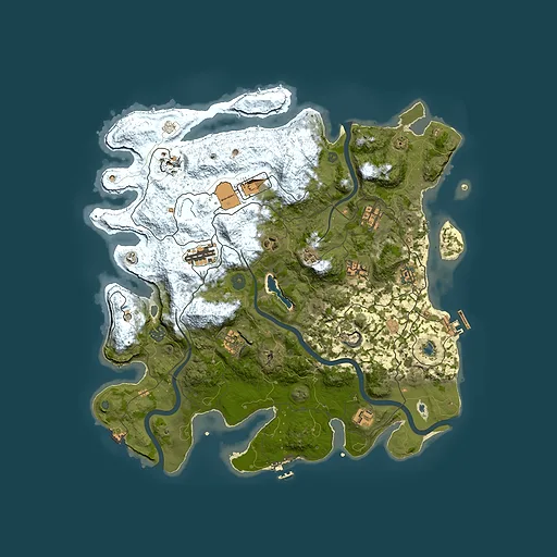 Rust map seed 840247123, 4200x4200m top-down preview