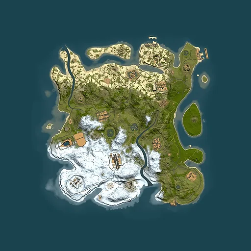 Rust map seed 1905186163, 3700x3700m top-down preview