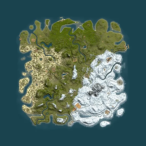 Rust map seed 528391237, 5800x5800m top-down preview