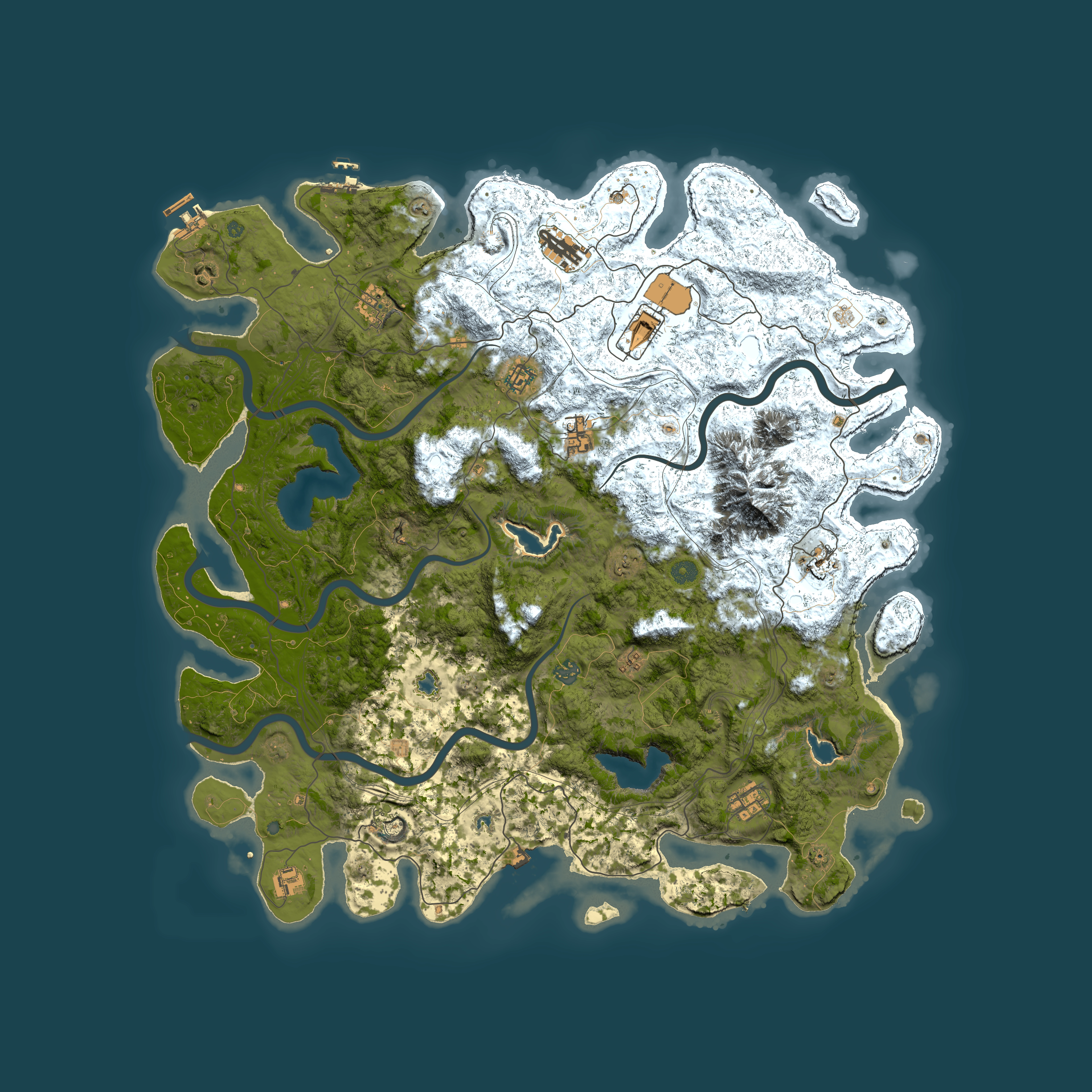 Full top-down render of Rust map seed 479223109, 5200x5200m