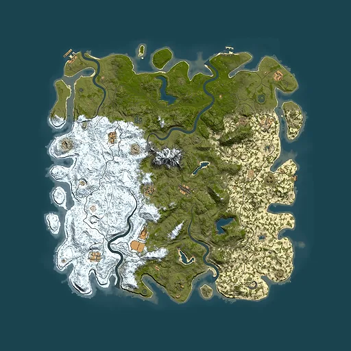 Rust map seed 508578843, 5450x5450m top-down preview