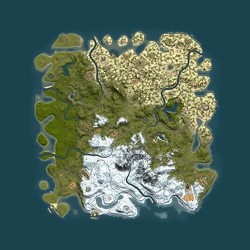 Rust map seed 1384389556, 5400x5400m top-down preview