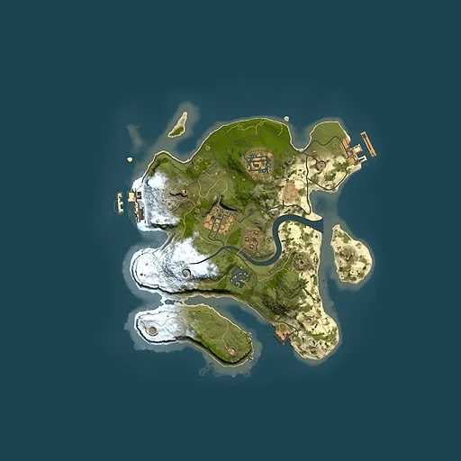 Rust map seed 1963620483, 2500x2500m top-down preview