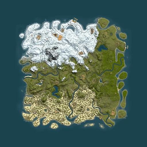 Rust map seed 1119188903, 5950x5950m top-down preview