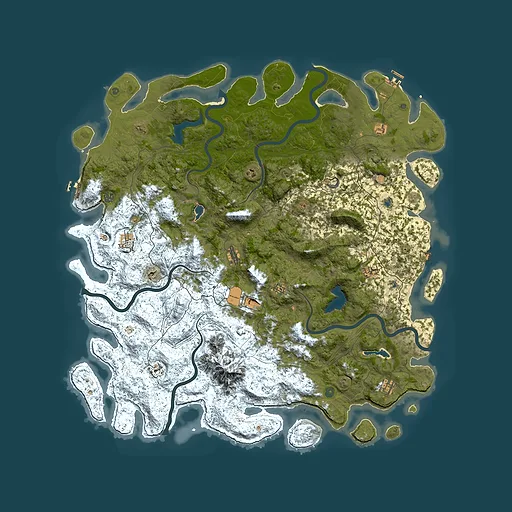 Rust map seed 649639144, 6000x6000m top-down preview