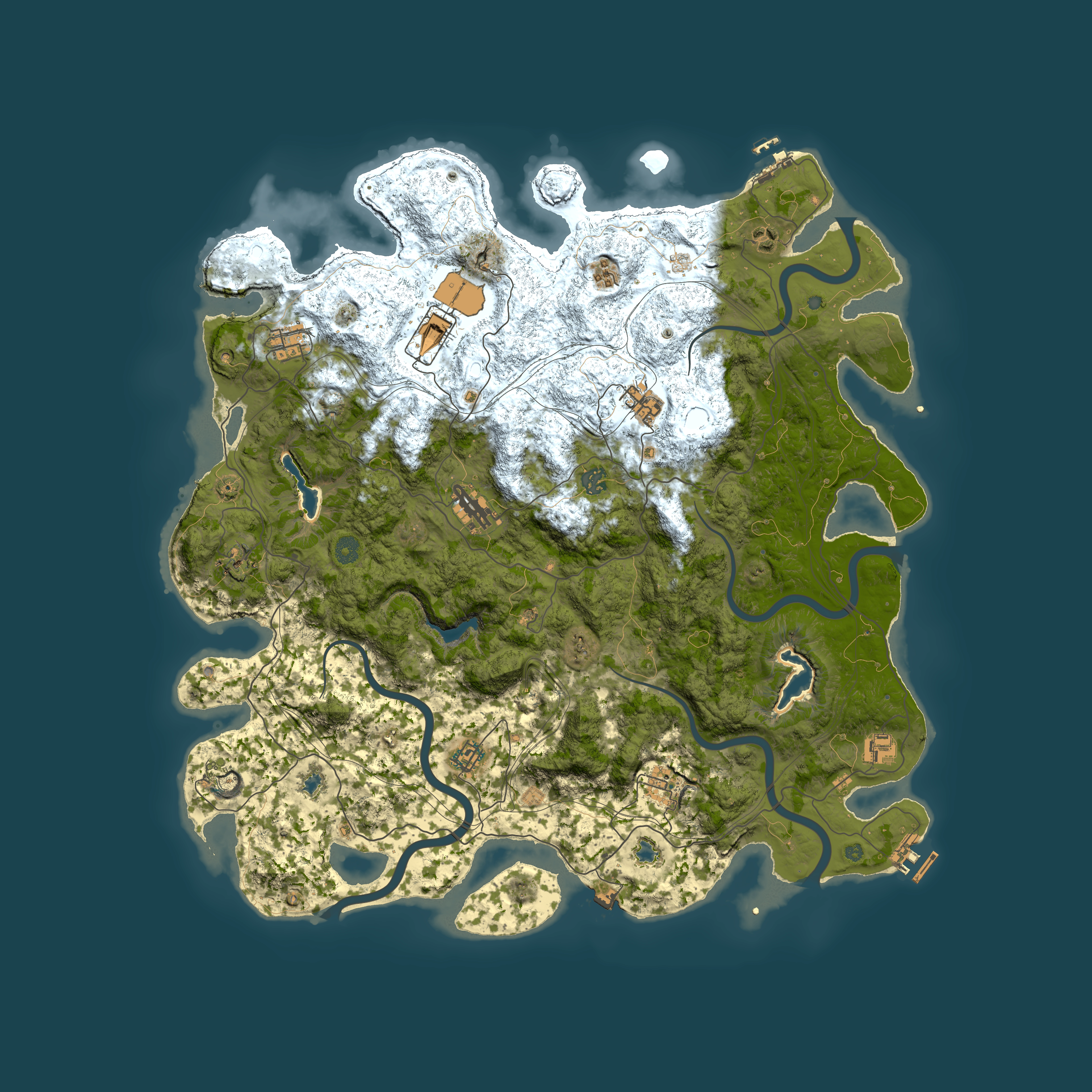 Full top-down render of Rust map seed 1444396637, 4850x4850m
