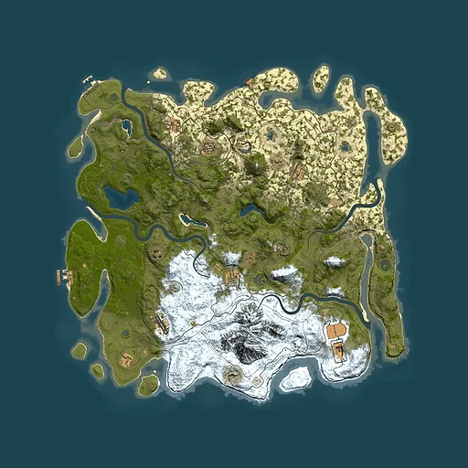 Rust map seed 1489172539, 5050x5050m top-down preview