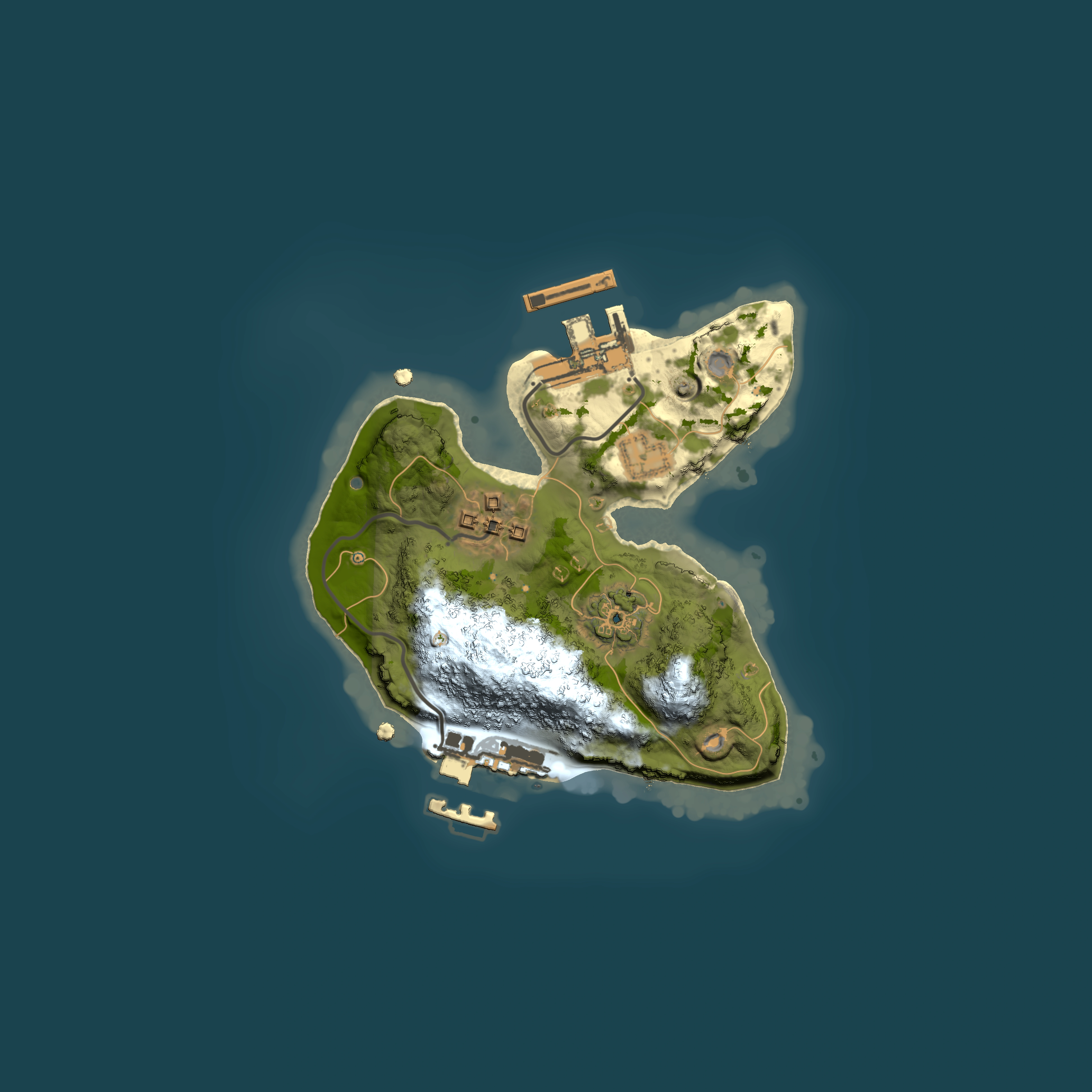 Full top-down render of Rust map seed 969958823, 1550x1550m