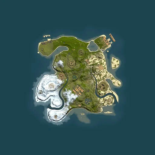 Rust map seed 1698975615, 2500x2500m top-down preview
