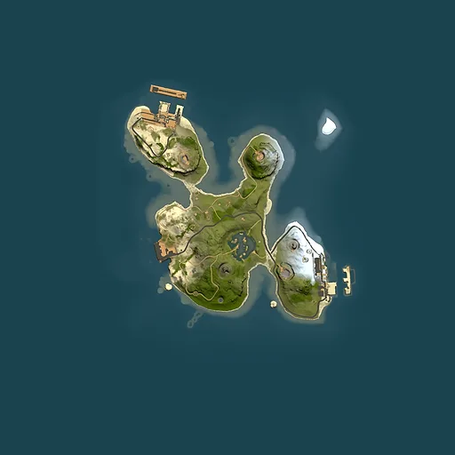 Rust map seed 1862557591, 1650x1650m top-down preview