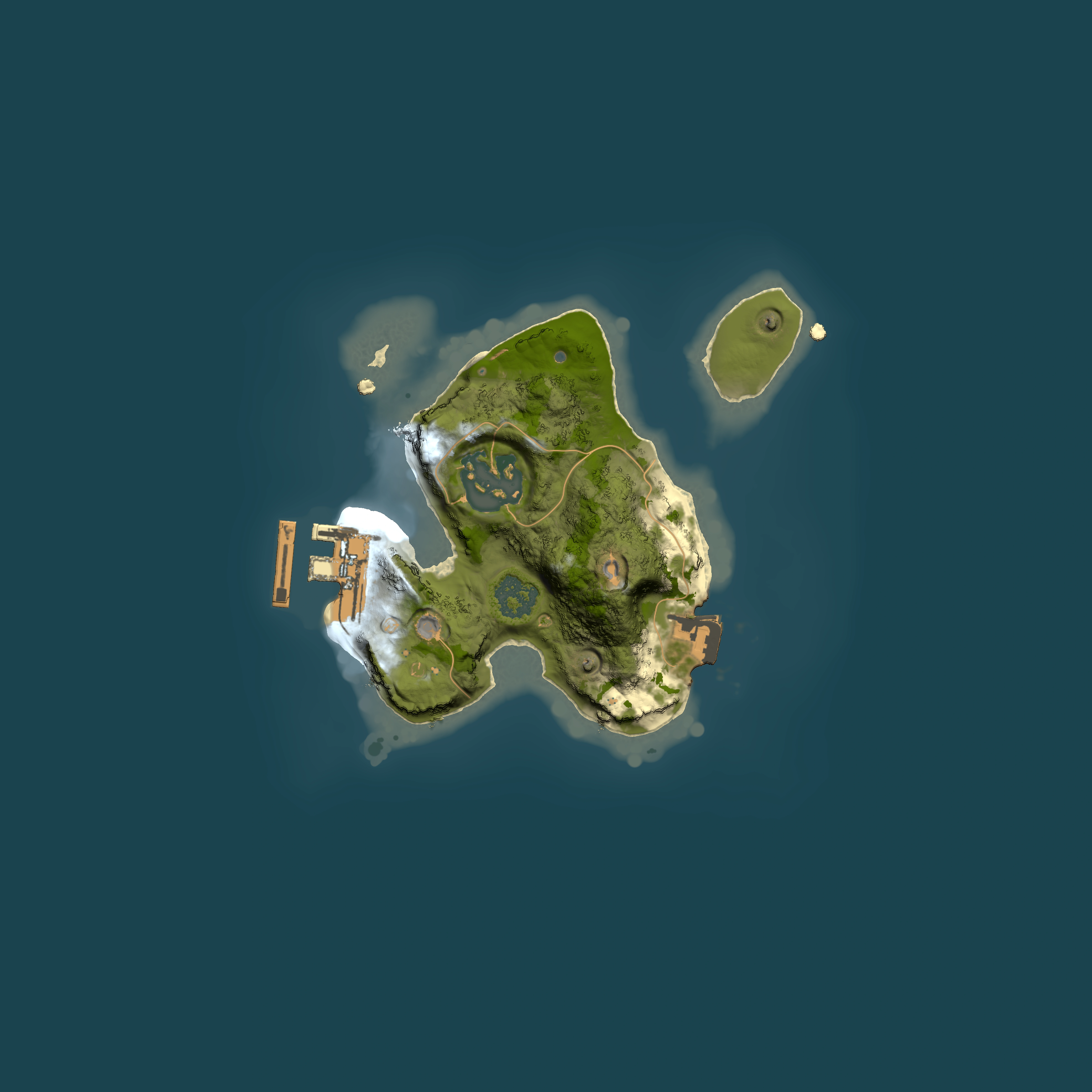 Full top-down render of Rust map seed 1812020029, 1650x1650m