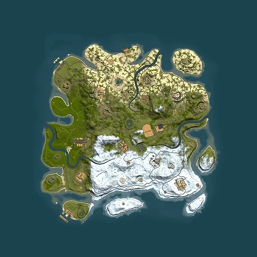 Rust map seed 1896222470, 4000x4000m top-down preview