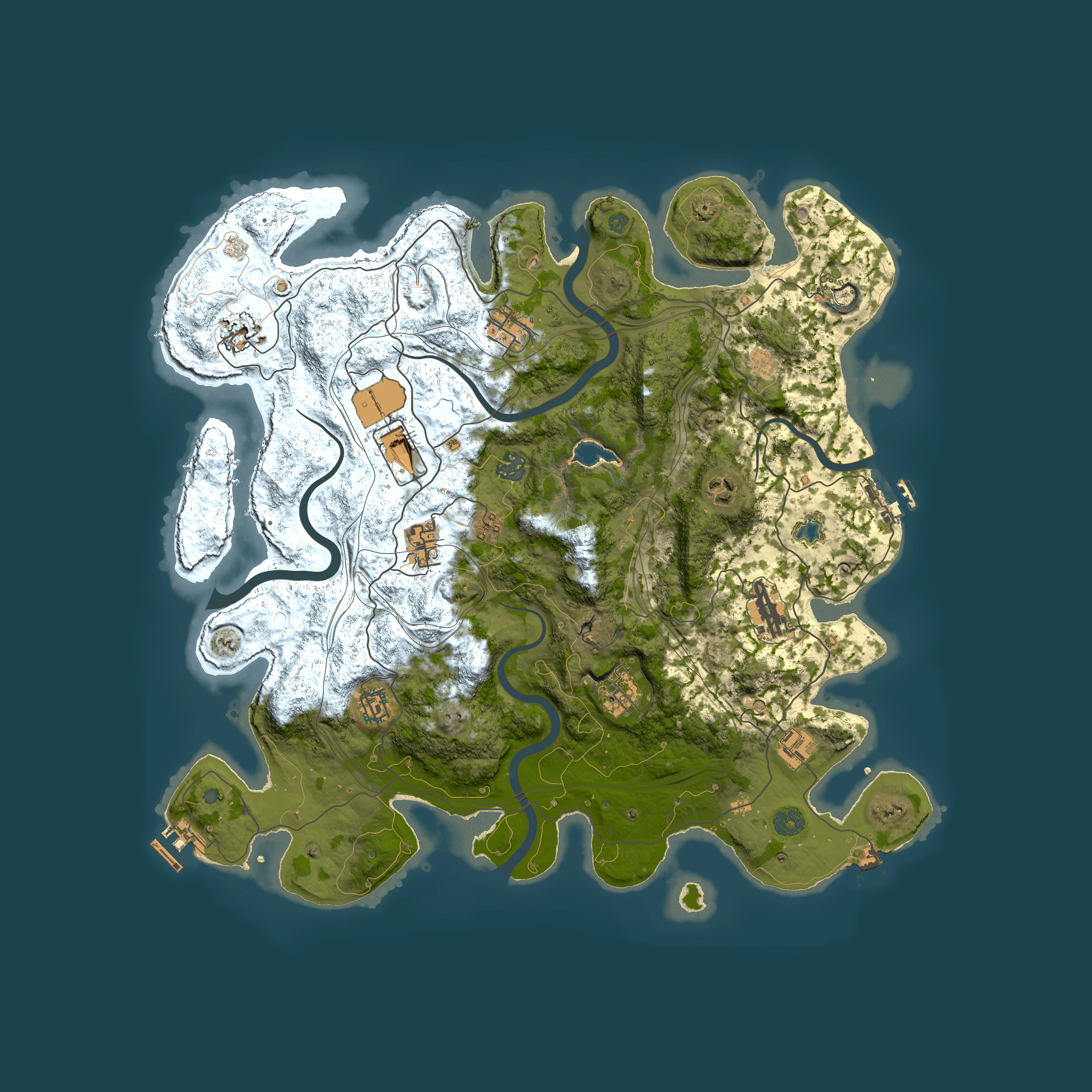 Full top-down render of Rust map seed 1502772564, 4300x4300m