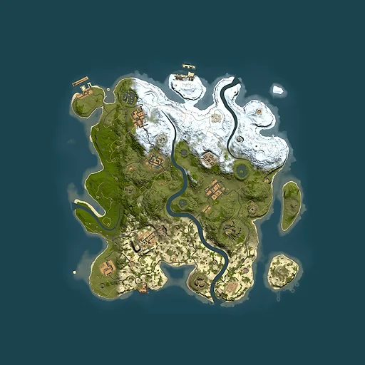 Rust map seed 907456672, 3300x3300m top-down preview