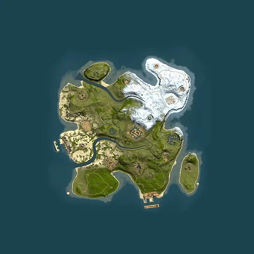 Rust map seed 367543257, 2500x2500m top-down preview