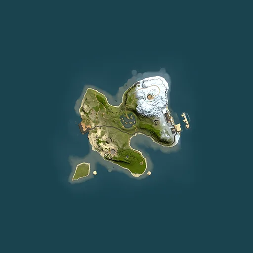 Rust map seed 553843841, 1600x1600m top-down preview