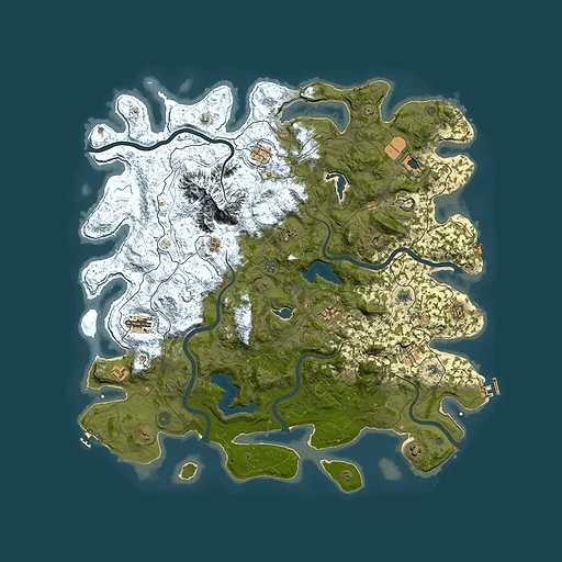 Rust map seed 113165319, 5150x5150m top-down preview