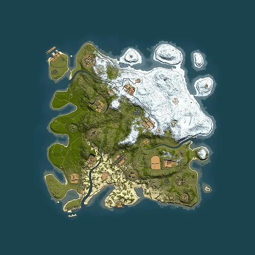 Rust map seed 2111960280, 3750x3750m top-down preview