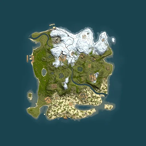 Rust map seed 786002471, 3200x3200m top-down preview